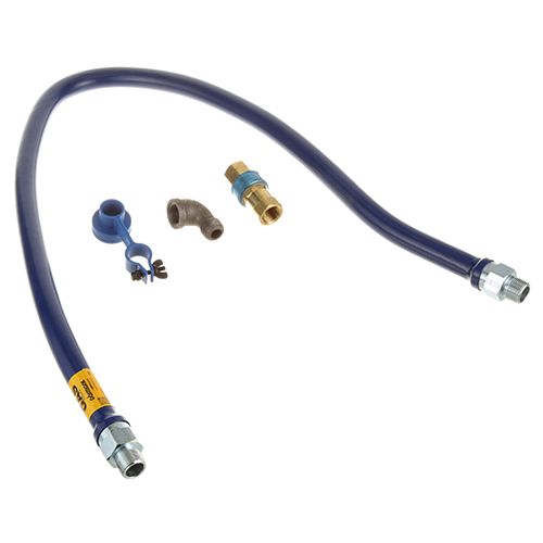 Dormont 1675BPQ60 Snapfast Blue Hose, 3/4" Diameter, 60" Length, with 1 Elbow