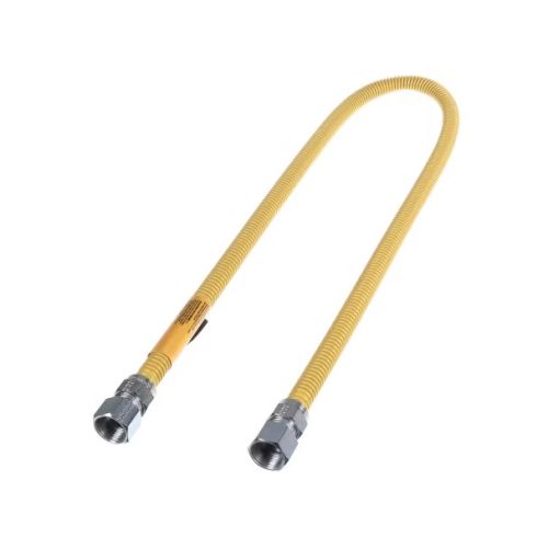 Dormont 30C-4242-48 Gas Hose Connector Yellow Coated 1/2" X 48"