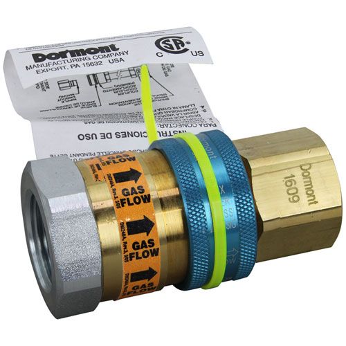 Dormont A-100 1" Gas Flow Quick Disconnect Kit