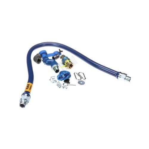 Dormont CAN1675BPQSR48BX Gas Hose Connector Blue 3/4"ID X 48"L