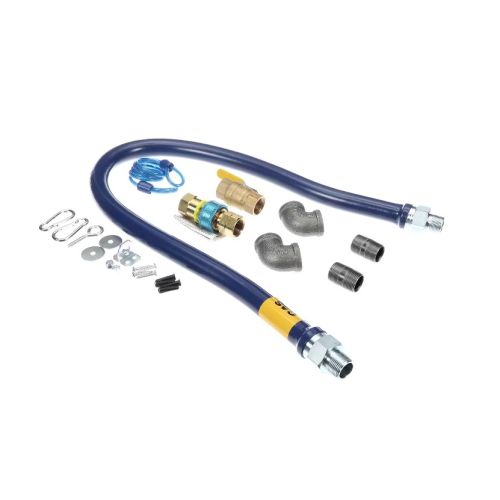 Dormont CAN1675KIT48 Gas Hose Kit Snap-Fast Blue 3/4" X 48"
