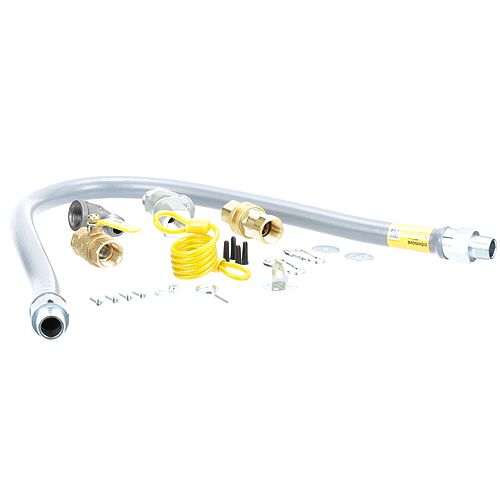 Dormont RG75S48 Gas Connector Kit, 3/4" x 48"