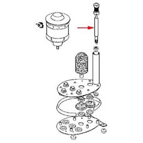 Driveshaft, Glass Washer For Bar Maid - Part# Shf245