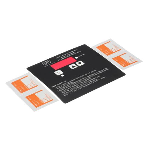 Duke 553532 3-Channel Control Mylar/Overlay