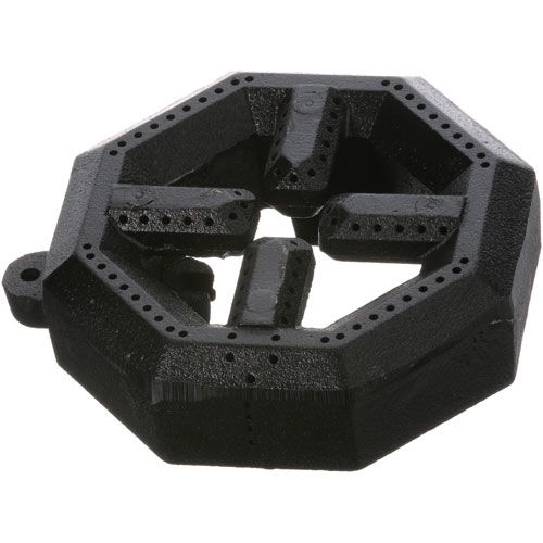 Dynamic Cooking Systems 12123 Cast Iron Top Burner 6-1/4" Including Moutin Ear, 6" DIA, 8 Sided, 4-1/8" Burn