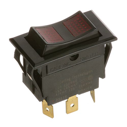 Dynamic Cooking Systems 16087-1 Power Switch 1-5/8 X 3/4 SPDT Ctr-Off