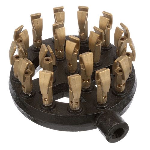 Dynamic Cooking Systems 57057-1 8" DIA JET Burner W/ 18 Duck JETS 