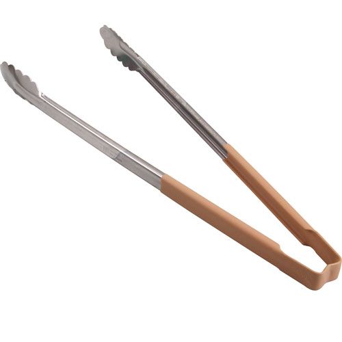 Edlund 7416T Scallop Tongs , 16",Tan HDl