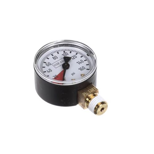 Everpure 530-20019 Pressure Gauge 2" 160 PSI PG160 NSFG61 Red