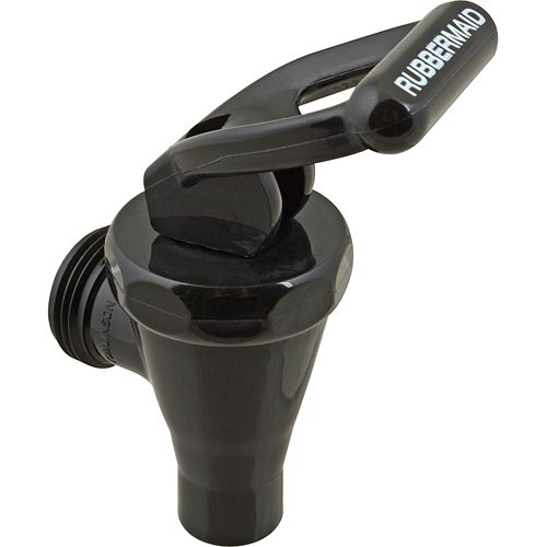 Faucet, "S",Blk Plst,Crvd Hndl For Rubbermaid - Part# 3358l6