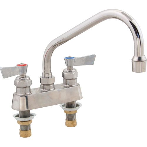 Fisher 53759 4"Deck-Mount Faucet,SS,8"SP