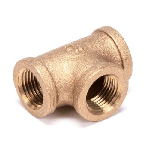 GE/Hobart FP-019-21 Dishwasher Tee Brass 1/2" x 1/2" x 1/2"