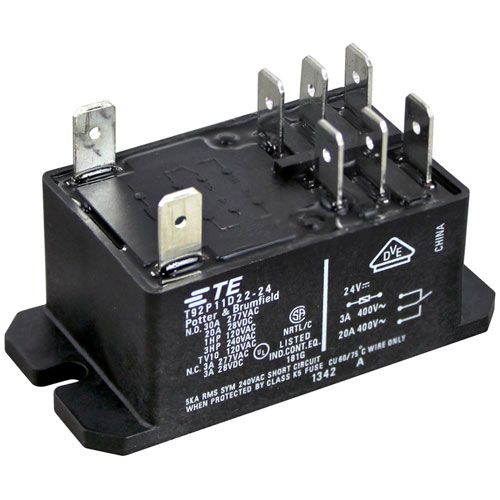 Frymaster 807-4482 2-Pole 30A 24V Coil Relay DPDT