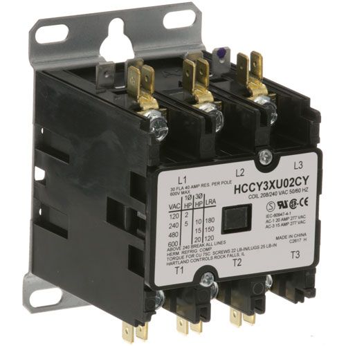 Frymaster 8070073 Contactor 3Pole 30/40A 208/240V