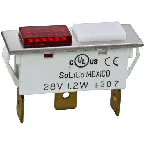 Frymaster 8070495 Signal Light 3/8" X 1-5/16" Red/White