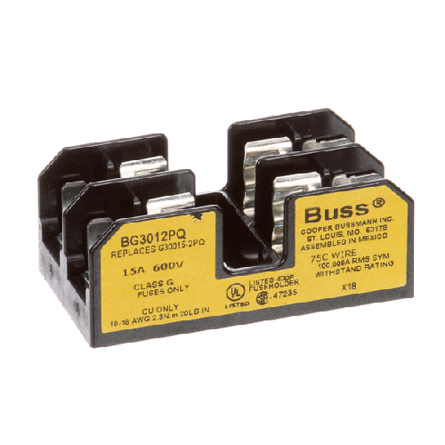 Alto-Shaam FU-3772 Holding Cabinet 2 Pole Class G Fuse Holder 600V 15A