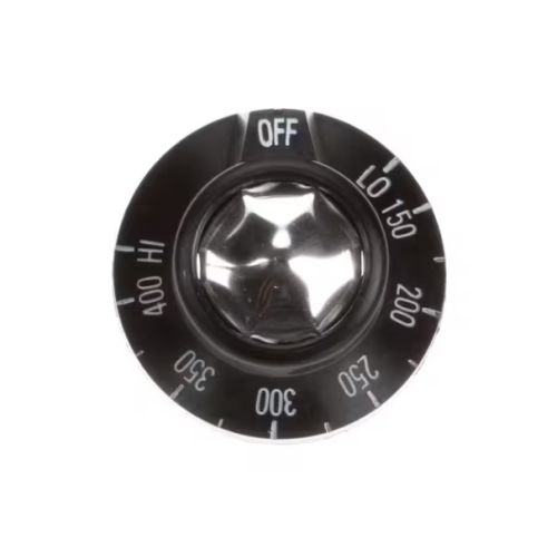 Garland 1360201 Dial Thermostat Knob Black 1-15/16" 150°F-400°F