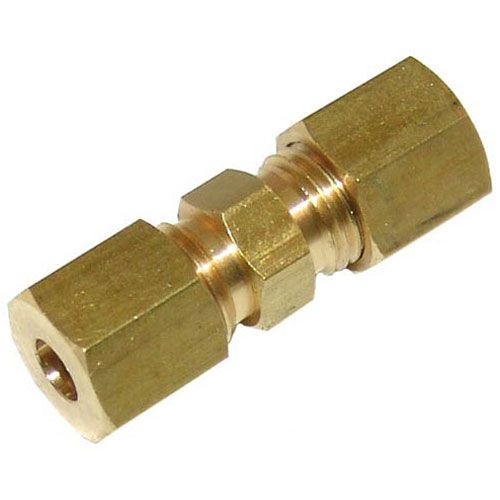 Garland 76050-89 3/16" CCT Brass Union Coupling, Each Thread is 3/8"-24