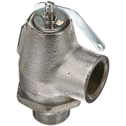 Groen 011004 Chrome Steam Safety Relief Valve, 3/4"MPT X 3/4"FPT, 25 PSI