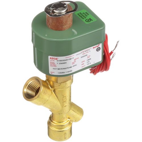 Groen 076637 1/2" FPT Drain Solenoid Valve, 250°F Max, 15 PSI