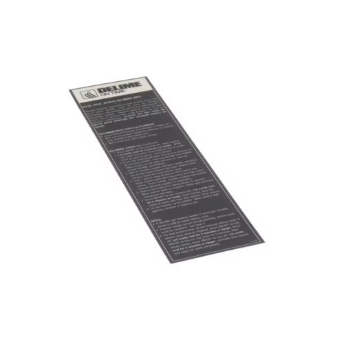 Groen 141850 Delime Instructions Label