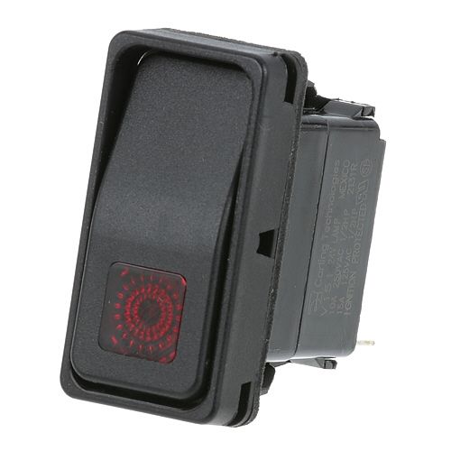 Groen 155546 Power Switch,10A/250VAC, 15A/125VAC, 1/4" TAB W/Red Light