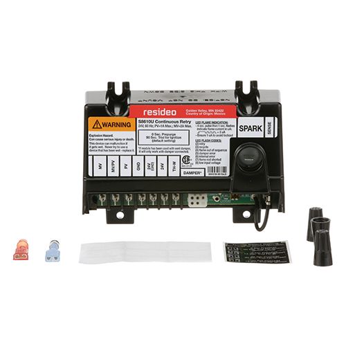 Hatco 02.21.038 Intermittent Spark Ignition Module W/ Ignition Cable, 24V, 1/4" TAB, 0 SEC Prepurge, 90 SEC Ignition TRIA