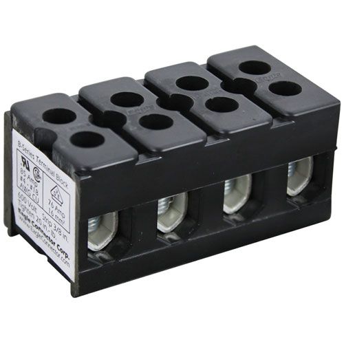 Hatco R02-15-047 Toaster Terminal Block, 4 Pole 85 AMP 600V