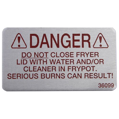 Henny Penny 36099 Label - Danger 