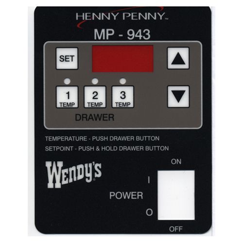 Henny Penny 51561 Decal MP-943