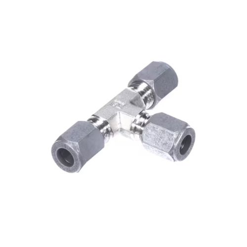 Henny Penny FP01-129 Fryer Tee 3 Way Union W/Compression Fittings 3/8" Tube SS