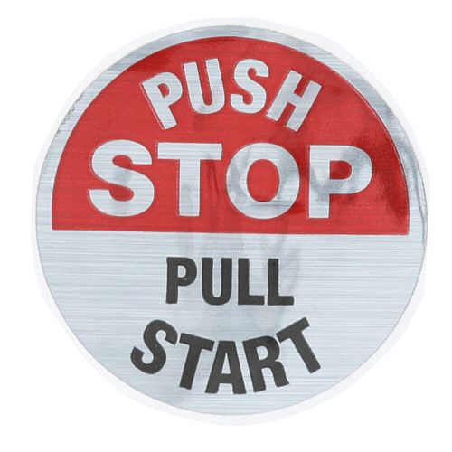 Hobart 00-291475 Start/Stop Label