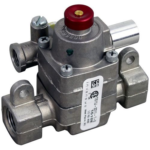 Hobart 00-348852-00002 1/2" FPT Dual Gas Solenoid Valve, 1/4" Pilot Fitting