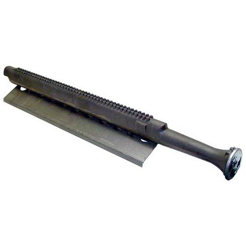 Hobart 00-410600-000G1 Cast Iron Broiler Burner 26 3/4" and 17-3/4 With Air Shutter & Baffle Plate