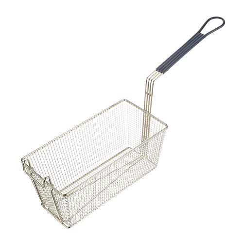 Hobart 110737-7 Twin Size Fryer Basket, 13-1/4 "L X 6-5/8" W X 6" H, Coated Handle