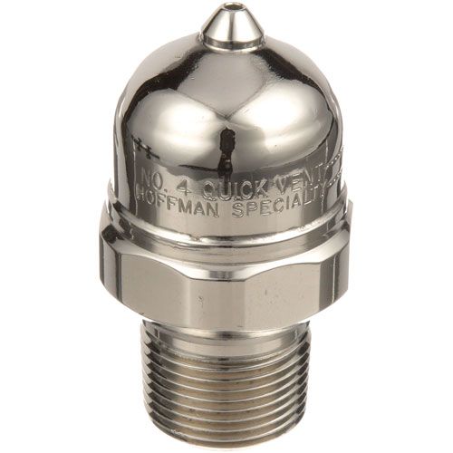 Hobart 33239 Nickel Plated #4 Quick Air Vent, 1/2" FPT/3/4" MPT