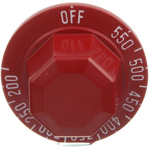 Hobart 498086-7 Thermostat Dial, Red, 200-550F