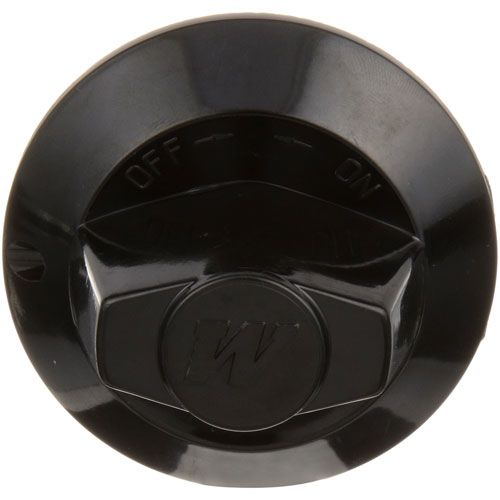 Hobart 719257-12 Black Knob 2-1/2 D, Off-On