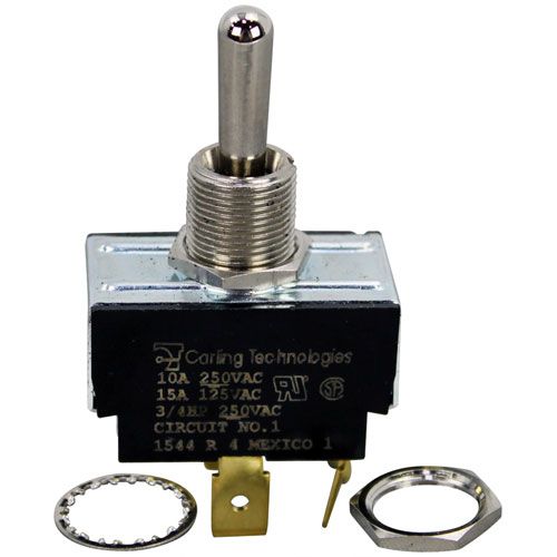 Hobart 875567 4 Terminal Toggle Switch, ON/OFF/ON, 10A/250VAC