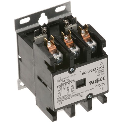 Hobart 881655 3 Pole Contactor, 110/120V, 50 AMP