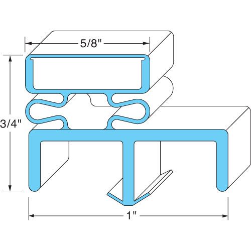 Hoshizaki 3A0273-02 Door Gasket (Half Door) 