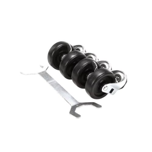 Hoshizaki HS-5035 Mega Top Prep Table Caster Kit 2 W/Brake & 2 W/O Brake 4" Set of 4