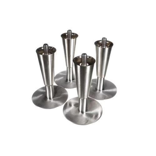 Hoshizaki LP-6FLANGE Leg 6" Stainless Steel Flanged Set of 4
