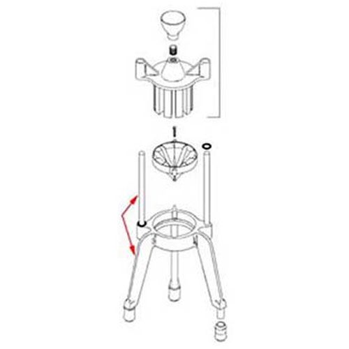 Housing,Base, W/Rods, Assy For Vollrath Oem Parts - Part# 301