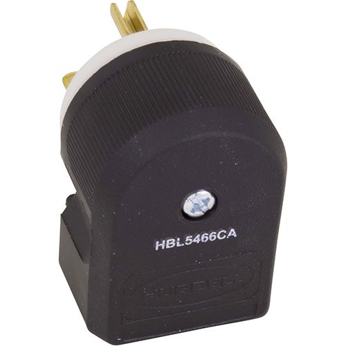 Hubbell 5466CA Male Plug For WYDRC Angle