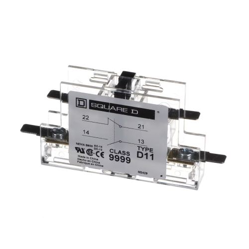 Hussmann 0426934 Auxiliary Contact SQD N/ON/C 9999D11