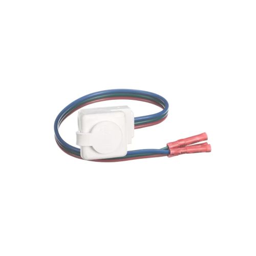 Hussmann 0460927 Wire Harness White Recetacle 10"