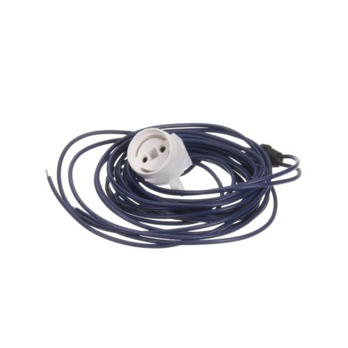 Hussmann 1803434 Top Lamp Holder With Lead Wires Blue