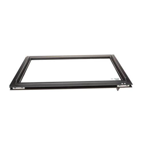 Hussmann 1H58113450 Glass Door Assembly 23.407" x 13.813" DRO-GC-BKF