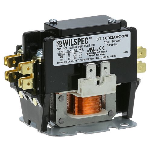 Ice-O-Matic 9101002-07 2-Pole 120V 30A Contactor